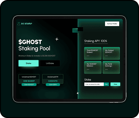 Ghost Staking Dapp